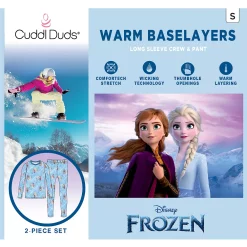 Girls 7-16 Cuddl Duds® Disney's Frozen Stretch 2-Piece Base Layer -Kohl's Shop 5649611 ALT