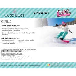 Girls 7-16 LOL Surprise Stretch 2-Piece Base Layer Set -Kohl's Shop 5649613 ALT2