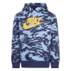Boys 4-7 Nike Club Camo Fleece Pullover Hoodie -Kohl's Shop 5660625 Navy