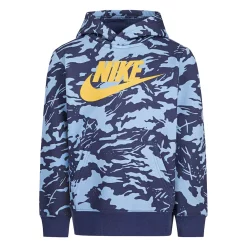 Boys 4-7 Nike Club Camo Fleece Pullover Hoodie