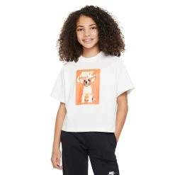 Girls 7-16 Nike Sportswear Dog Graphic Boxy Tee -Kohl's Shop 5666680 White