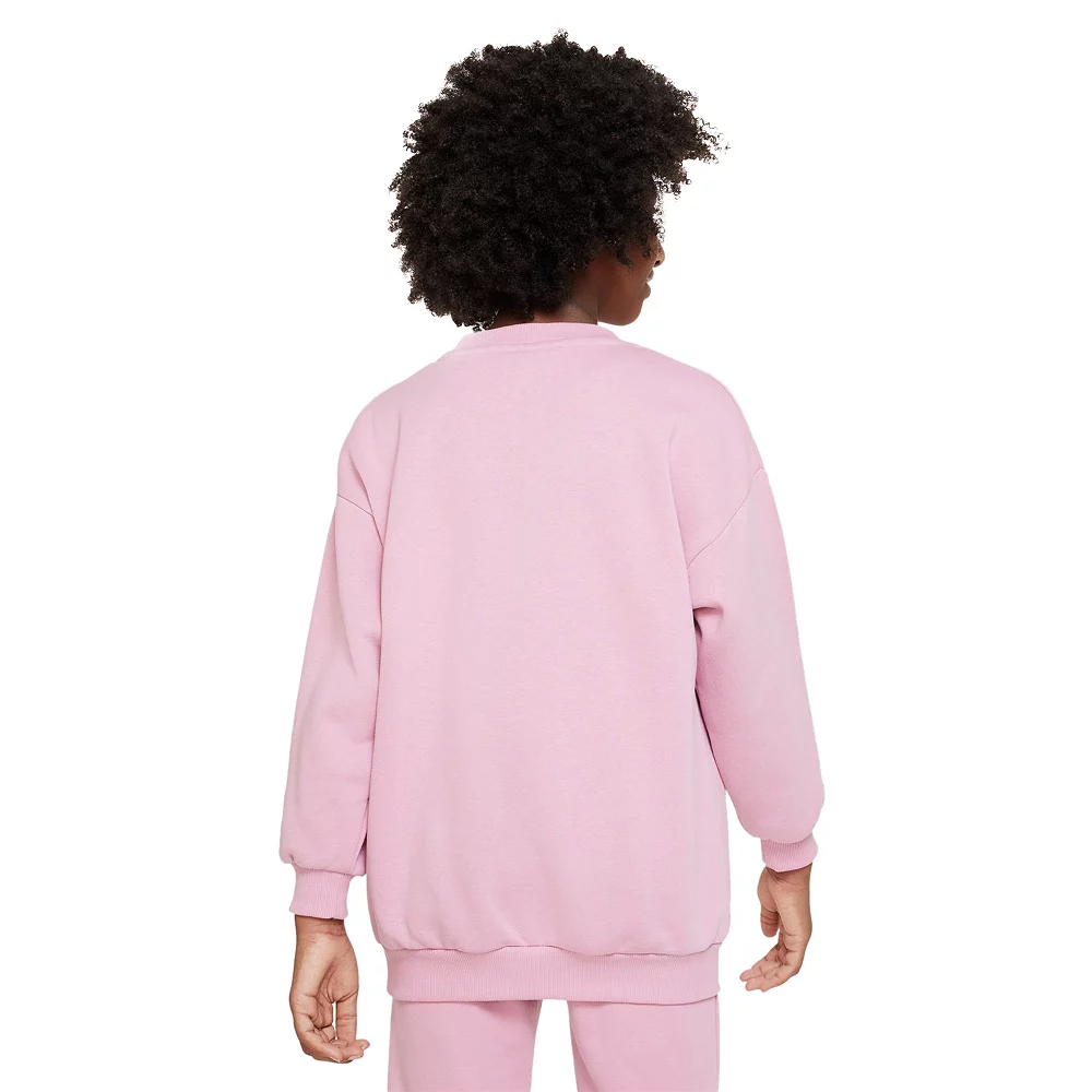 Girls 7-16 Nike Icon Fleece Crew Sweatshirt 6 Girls 7-16 Nike Icon Fleece Crew Sweatshirt - Image 4
