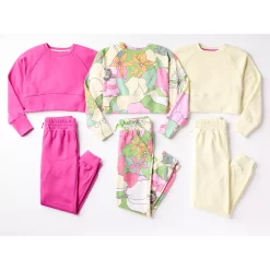 Girls 7-16 Tek Gear® High-Waisted Stretch Fleece Joggers in Regular & Plus -Kohl's Shop 5674279 ALT2