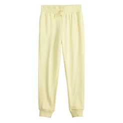 Girls 7-16 Tek Gear® High-Waisted Stretch Fleece Joggers in Regular & Plus -Kohl's Shop 5674279 Lovely Yellow