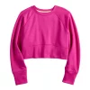 Girls 7-16 Tek Gear Stretch Fleece Cropped Crew Sweatshirt in Regular & Plus 2 Girls 7-16 Tek Gear Stretch Fleece Cropped Crew Sweatshirt in Regular & Plus -Kohl's Shop 5677670 Fuschsia Cashmere