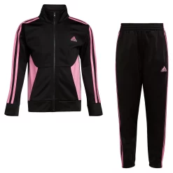 Girls 4-6x adidas 2-Piece Essential Tricot Track Set -Kohl's Shop 5678859 Black
