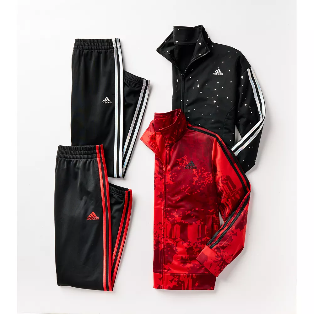 Boys 8-20 adidas Printed Tricot Tracksuit Set 10 Boys 8-20 adidas Printed Tricot Tracksuit Set - Image 8