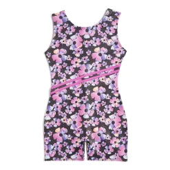 Girls 4-12 Jacques Moret Gymnastics Sweet Flowers Biketard