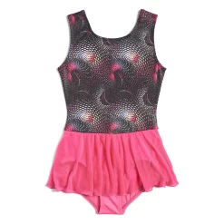 Girls 4-12 Jacques Moret Gymnastics Abstract Stripes Skirtall