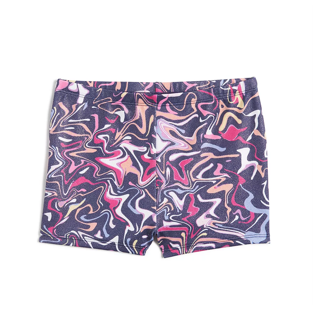 Girls 4-12 Jacques Moret Swirl Gymnastics Bike Shorts 3 Girls 4-12 Jacques Moret Swirl Gymnastics Bike Shorts