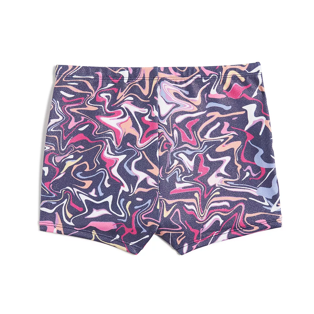 Girls 4-12 Jacques Moret Swirl Gymnastics Bike Shorts 4 Girls 4-12 Jacques Moret Swirl Gymnastics Bike Shorts - Image 2