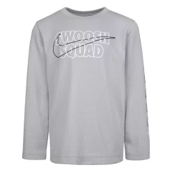 Boys 4-7 Nike Swoosh Squad Thermal Long Sleeve Graphic Tee