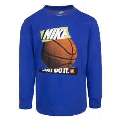 Boys 4-7 Nike Sportsball Long Sleeve Graphic Tee -Kohl's Shop 5685547 Blue