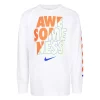 Boys 4-7 Nike Awesomeness Long Sleeve Graphic Tee -Kohl's Shop 5685553 White