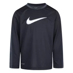 Boys 4-7 Nike All Day Play Long Sleeve Knit Top -Kohl's Shop 5685556 Black