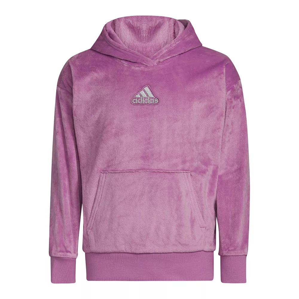 Girls 7-16 adidas Cozy Fleece Hoodie 3 Girls 7-16 adidas Cozy Fleece Hoodie