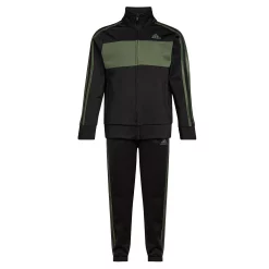 Boys 4-7 adidas Black & Olive Essential Tricot Track Jacket & Pants Set -Kohl's Shop 5699117 ALT2