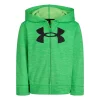 Boys 4-7 Under Armour Lime Green & Black Twist Logo Zip-Up Graphic Hoodie -Kohl's Shop 5711490