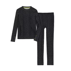 Boys 4-18 Cuddl Duds Comfortech Stretch 2-Piece Base Layer Set -Kohl's Shop 5716963 Space Gray