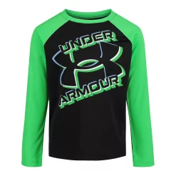 Boys 4-7 Under Armour Dimension Long Sleeve Raglan Graphic Tee -Kohl's Shop 5719740 Black