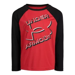Boys 4-7 Under Armour Dimension Long Sleeve Raglan Graphic Tee -Kohl's Shop 5719740 Red