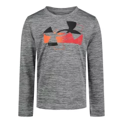 Boys 4-7 Under Armour Long Sleeve Pop Out Logo Graphic Tee