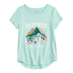 Girls 4-12 Jumping Beans® Active Shirttail Tee -Kohl's Shop 5734462 Green Inspired