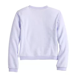 Girls 7-16 Tek Gear® Cozy Micro Fleece Crew Sweatshirt in Regular & Plus -Kohl's Shop 5736106 ALT