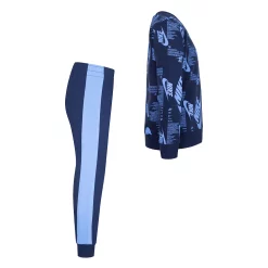 Boys 4-7 Nike Sportswear Futura Allover Print Crewneck Sweatshirt & Jogger Pants Set -Kohl's Shop 5742932 ALT3