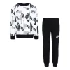 Boys 4-7 Nike Sportswear Futura Allover Print Crewneck Sweatshirt & Jogger Pants Set -Kohl's Shop 5742932 Black