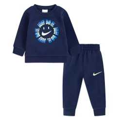 Baby Boys Nike Smiley Crew Set -Kohl's Shop 5745181 Navy
