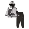 Baby Boy Nike All Day Play All Over Print Hooded Jacket & Jogger Pants Set -Kohl's Shop 5745186 Black
