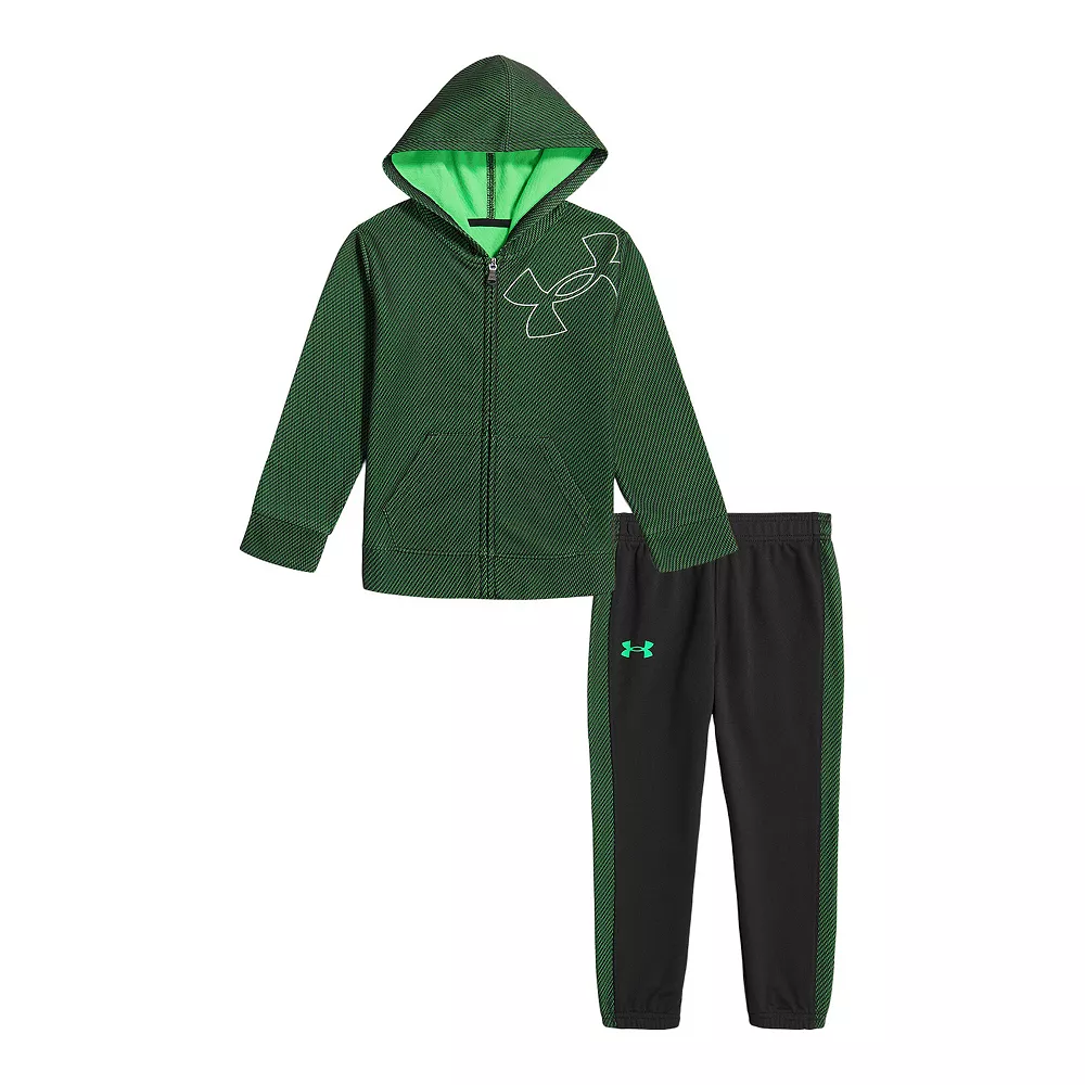 Toddler Boy Under Armour Mesh & Fleece Zip-Up Logo Hoodie & Jogger Pants Set 3 Toddler Boy Under Armour Mesh & Fleece Zip-Up Logo Hoodie & Jogger Pants Set