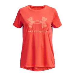 Girls 7-16 Under Armour Tech™ Print Big Logo Tee -Kohl's Shop 5775201 Orange After Burn