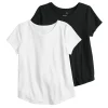 Girls 4-20 & Plus Size SO® 2-pk. Favorite V-Neck Tees 1 Girls 4-20 & Plus Size SO® 2-pk. Favorite V-Neck Tees -Kohl's Shop 5796169 Black White