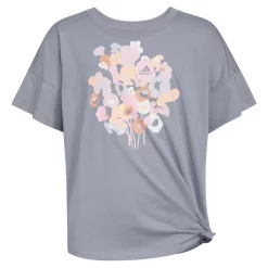 Girls 7-16 adidas Loose Tie Front Tee -Kohl's Shop 5798009 Silver Violet
