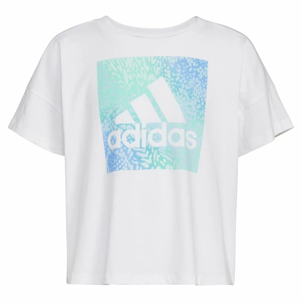 Girls 7-16 adidas Loose Box Tee 7 Girls 7-16 adidas Loose Box Tee - Image 5