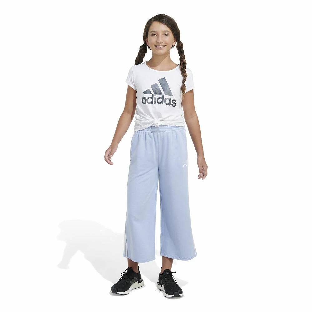 Girls 7-16 adidas French Terry Wide-Leg Pants 8 Girls 7-16 adidas French Terry Wide-Leg Pants - Image 6