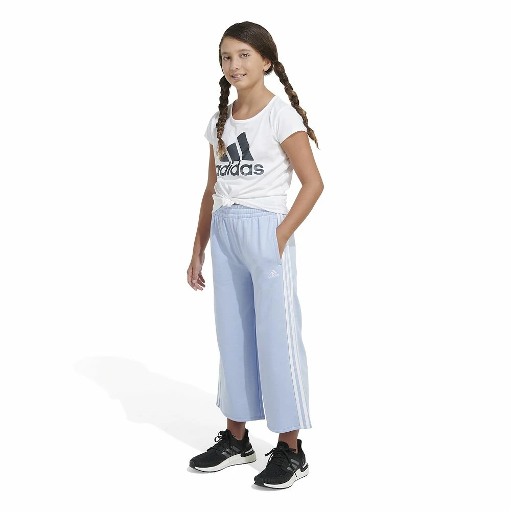 Girls 7-16 adidas French Terry Wide-Leg Pants 9 Girls 7-16 adidas French Terry Wide-Leg Pants - Image 7