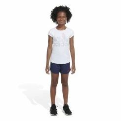 Girls 7-16 adidas Gradient 3S Mesh Pacer Shorts in Regular & Plus Size -Kohl's Shop 5798083 ALT4
