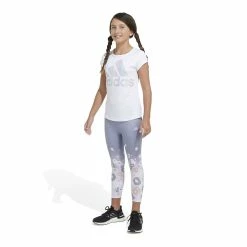 Girls 7-16 adidas AEROREADY® Daisy Blur 7/8 Leggings -Kohl's Shop 5798281 ALT5