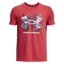 Boys 8-20 Under Armour Box Logo Camo Tee -Kohl's Shop 5798575 Red