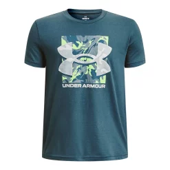 Boys 8-20 Under Armour Box Logo Camo Tee -Kohl's Shop 5798575 Static Blue