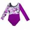 Girls 4-16 Rainbeau Moves Printed Longsleeve Leotard -Kohl's Shop 5818333 Purple