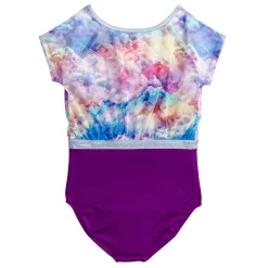 Girls 4-16 Rainbeau Moves Shortsleeve Leotard with Keyhole -Kohl's Shop 5818342 ALT