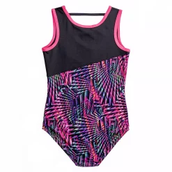 Girls 4-16 Rainbeau Moves Offset Color Tank Leotard -Kohl's Shop 5818354 ALT