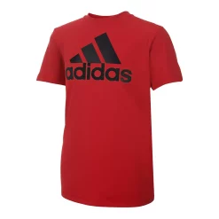 Boys 8-20 adidas Climalite Logo Tee -Kohl's Shop 5818844 Scarlet
