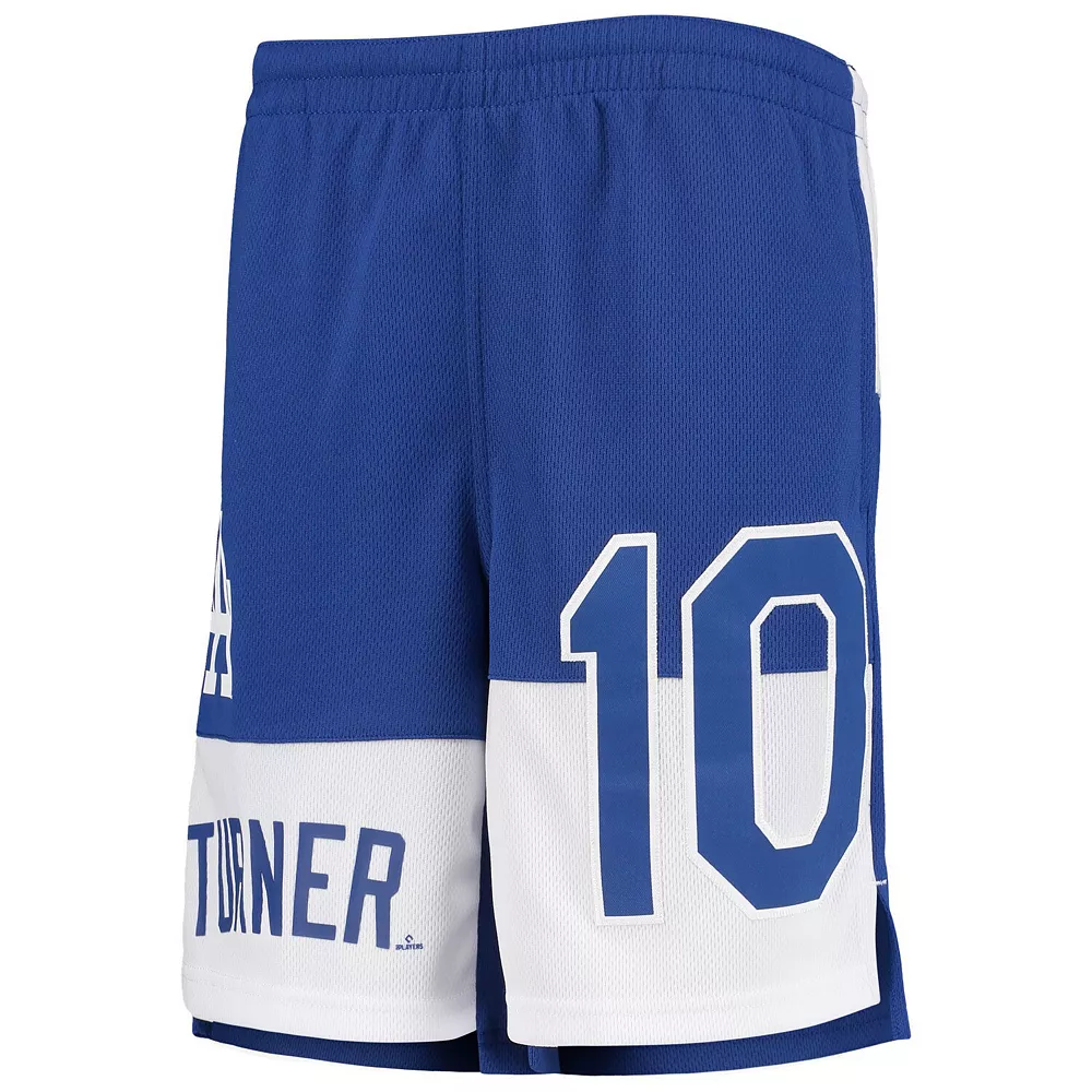 Youth Justin Turner Royal Los Angeles Dodgers Pandemonium Name & Number Shorts 5 Youth Justin Turner Royal Los Angeles Dodgers Pandemonium Name & Number Shorts - Image 3