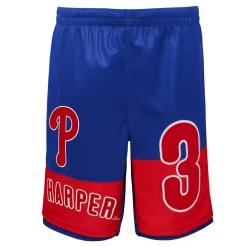Youth Bryce Harper Royal Philadelphia Phillies Pandemonium Name & Number Shorts -Kohl's Shop 5824750 ALT2