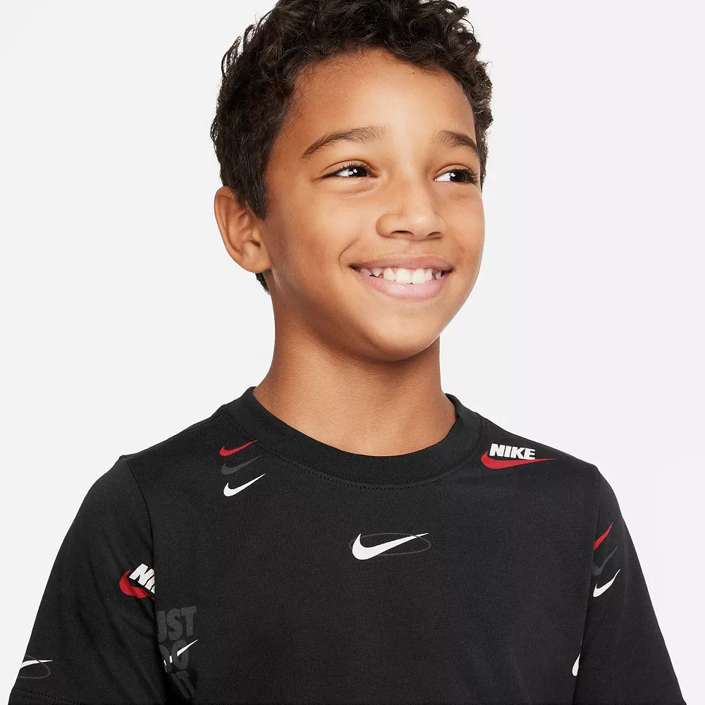 Boys 8-20 Nike Sportswear Logo Graphic Tee 7 Boys 8-20 Nike Sportswear Logo Graphic Tee - Image 5